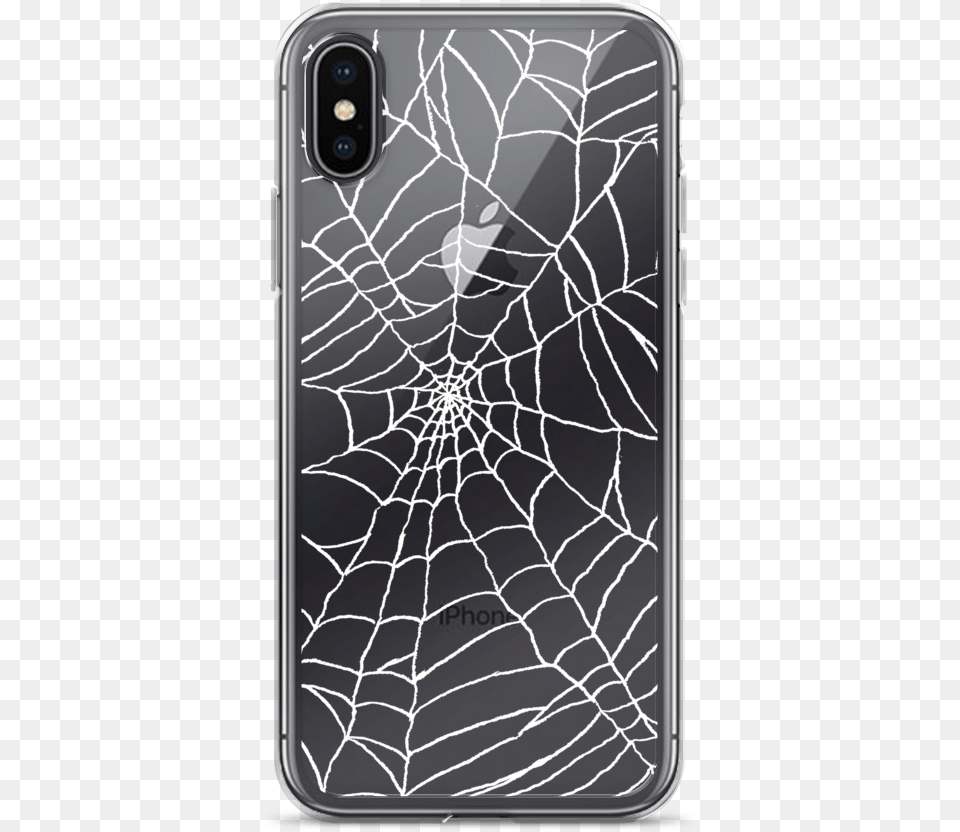 Huge Spider Web Mockup Case On Phone Default, Electronics, Mobile Phone, Spider Web Free Transparent Png