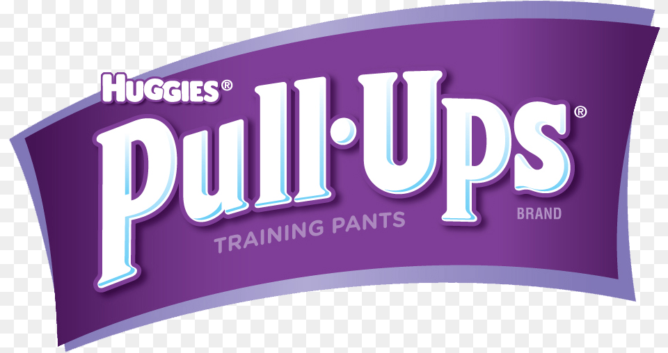 Huggies Pull Ups Training Pants Logo, Purple Png