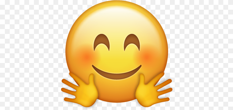 Hugging Emoji Transparent Icon Black And White Hug Emoji, Body Part, Finger, Hand, Person Free Png Download