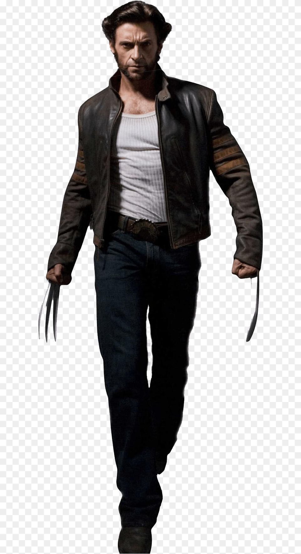 Hugh Jackman Download Transparent Hugh Jackman Wolverine, Clothing, Coat, Jacket, Adult Png Image