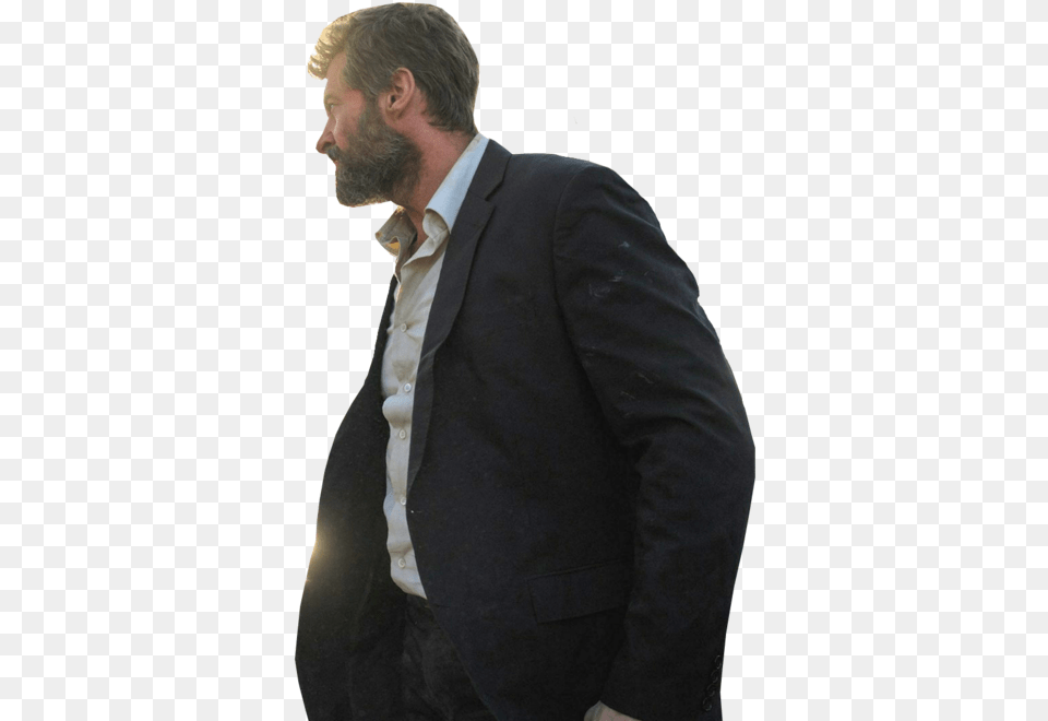 Hugh Jackman Logan Transparent, Jacket, Blazer, Clothing, Coat Png Image