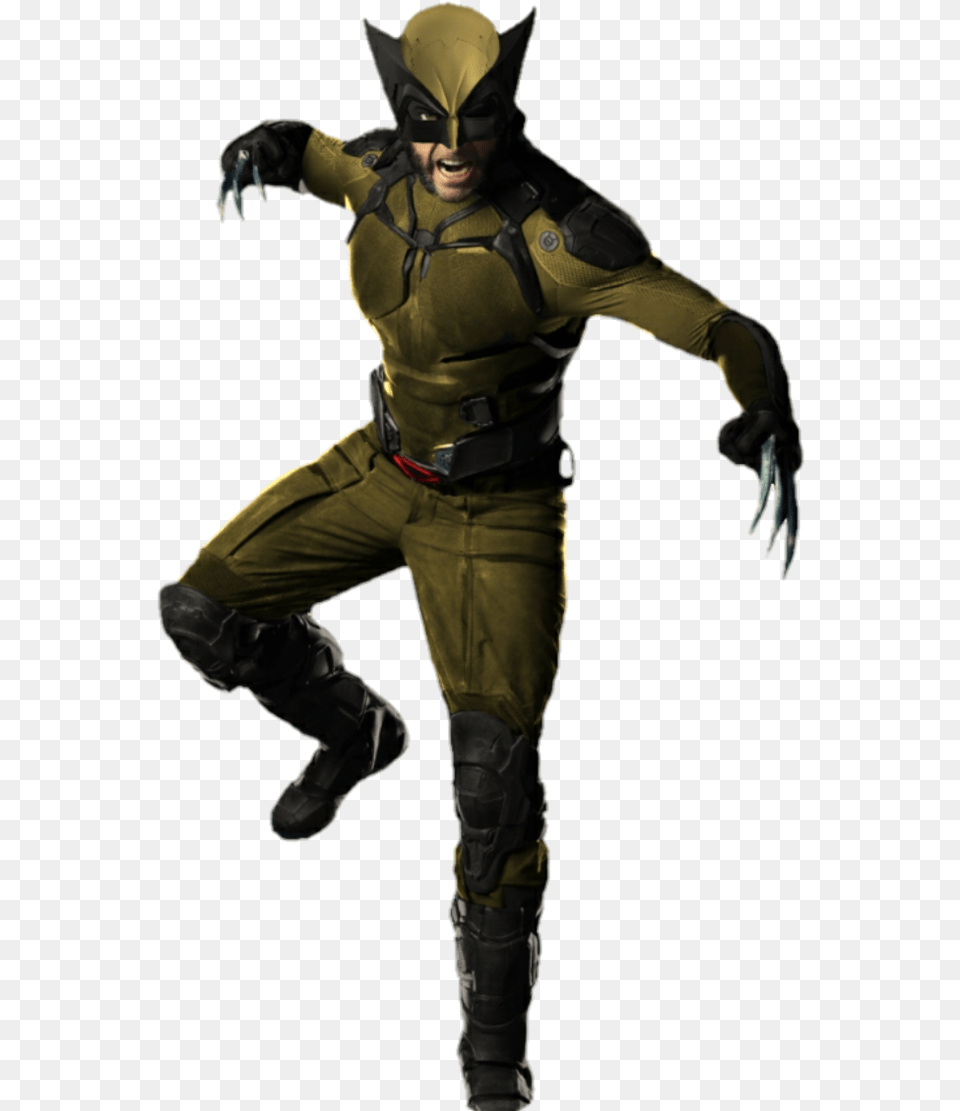 Hugh Jackman Wolverine Clipart Wolverine X Men, Clothing, Costume, Person, Adult Png