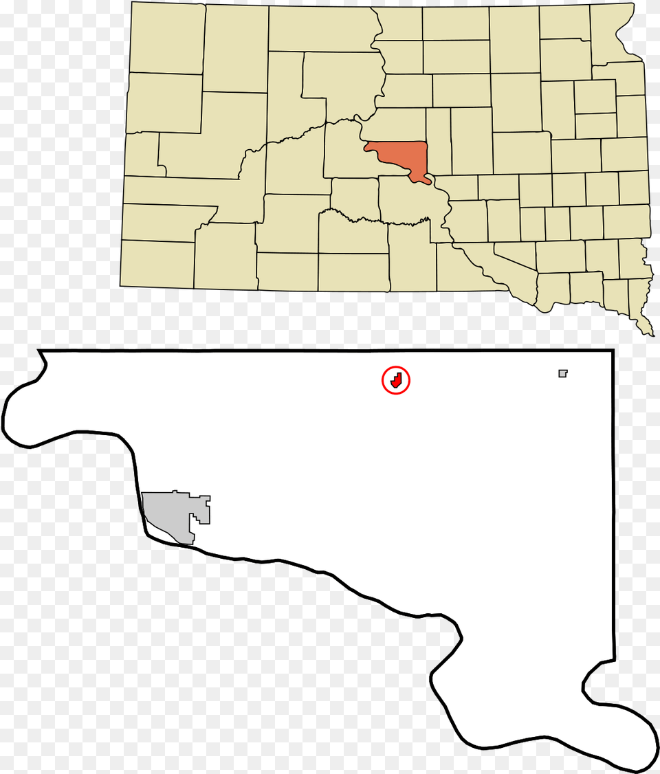 Hughes County Sd, Chart, Plot, Map, Atlas Free Png Download