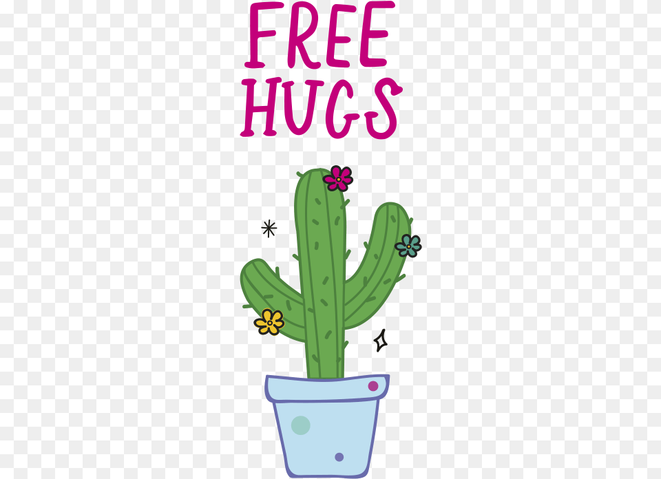 Hugs, Cactus, Plant Free Png Download