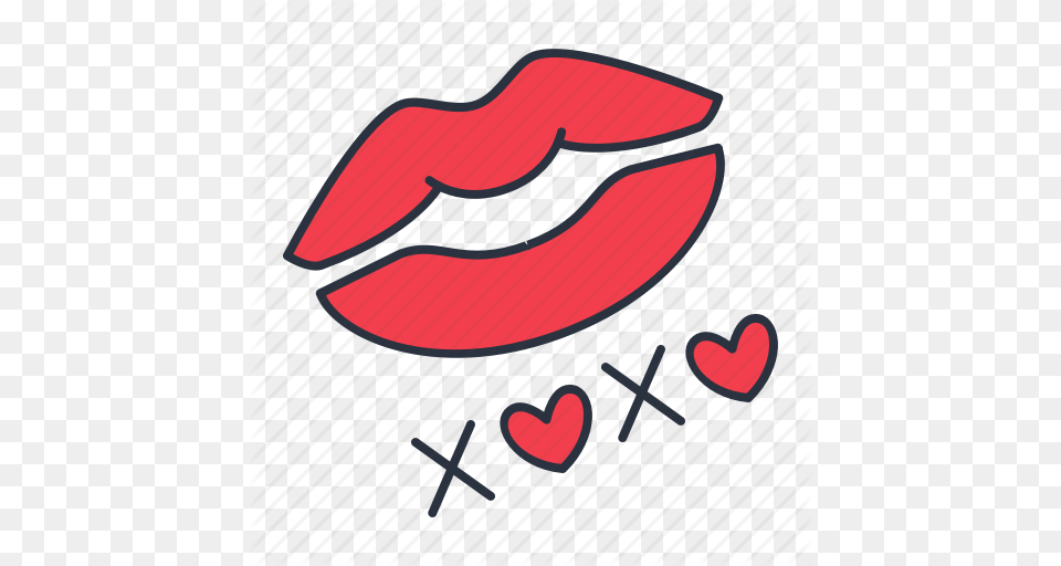 Hugs Kiss Kisses Xoxo Icon, Logo Png