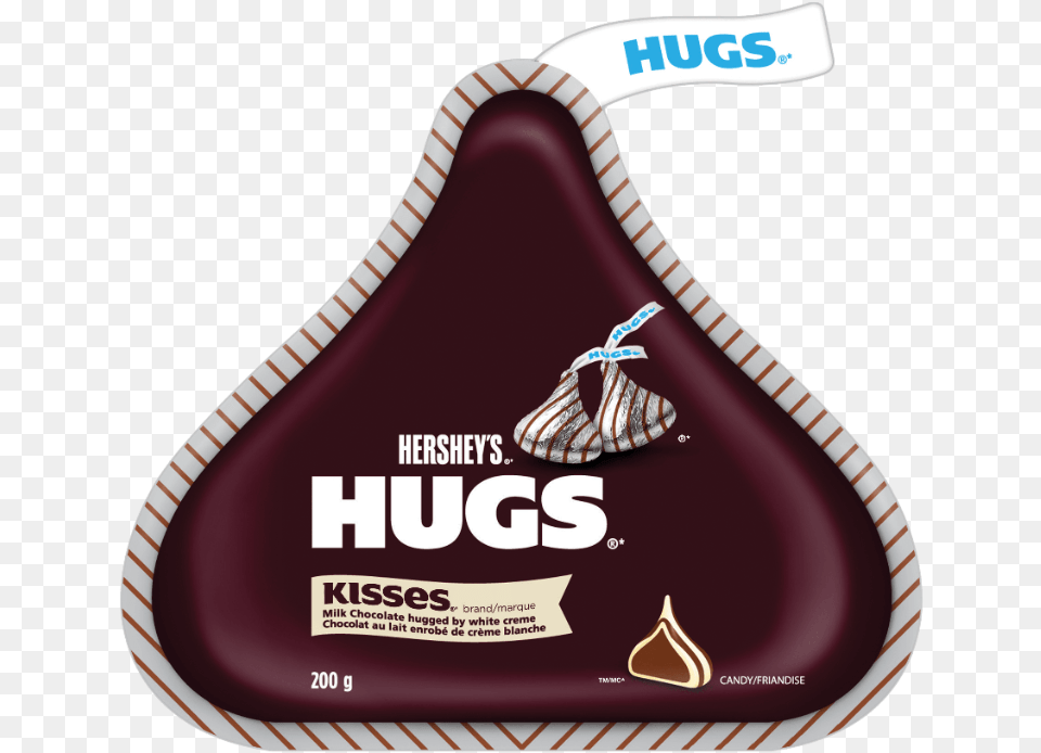 Hugs Milk Chocolate Hugged By White Creme Leather, Dessert, Food, Birthday Cake, Cake Png Image