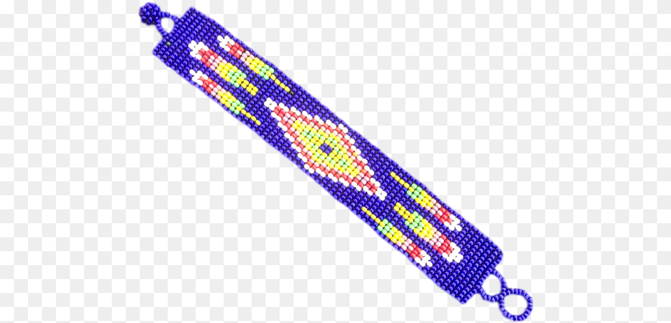 Huichol Indian Beaded Bracelet Electric Blue, Accessories, Jewelry, Bead, Woven Free Transparent Png