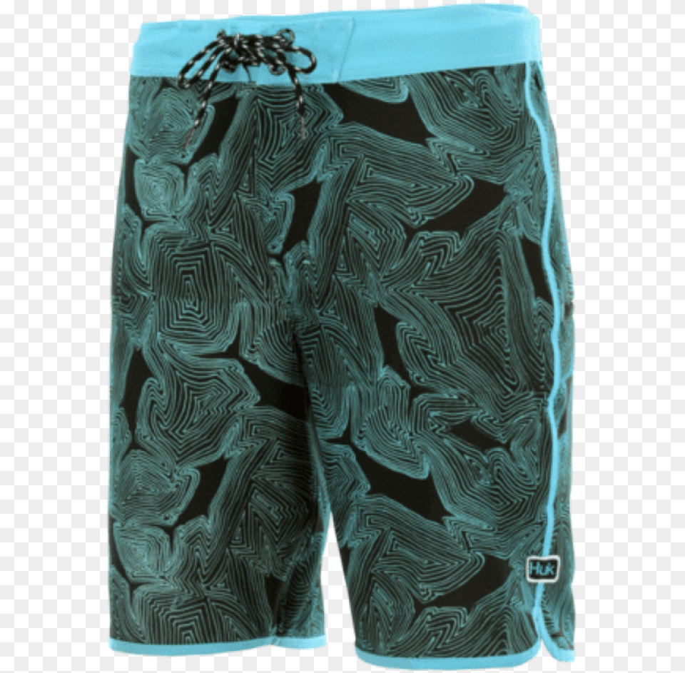 Huk Blue Lines Classic Board Short, Clothing, Shorts, Swimming Trunks, Coat Png