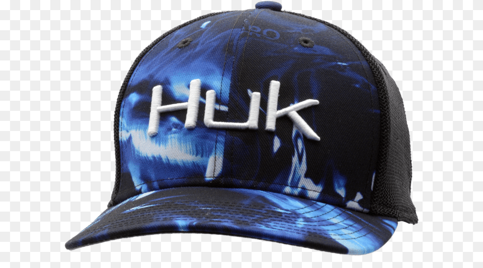 Huk Camo Trucker Stretch Capclass Lazyload None Huk Mossy Oak Elements Hat, Baseball Cap, Cap, Clothing Png Image