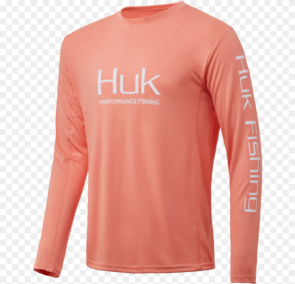 Huk Icon X Long Sleeve Long Sleeve, Clothing, Long Sleeve, Shirt Free Png Download