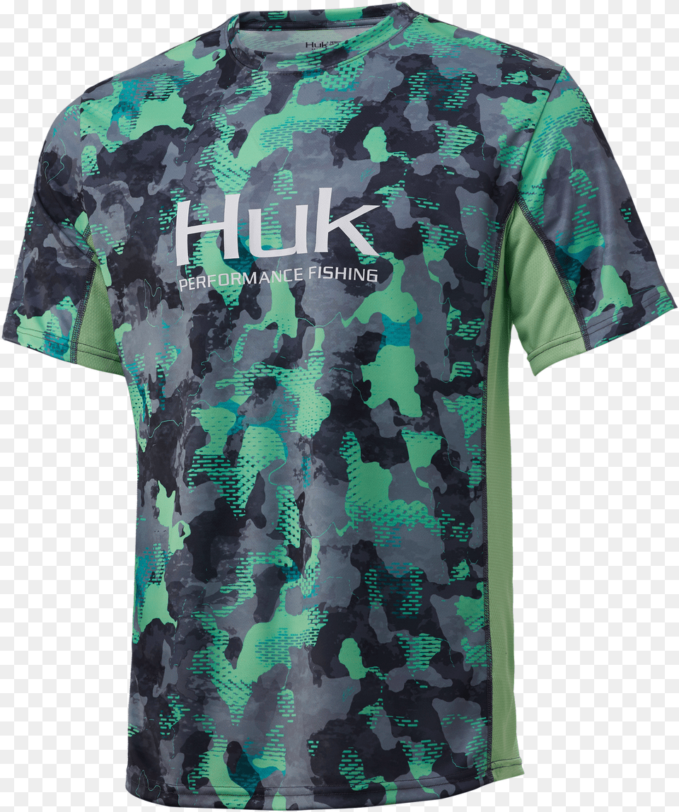 Huk Icon X Refraction Short Sleeve Short Sleeve Free Transparent Png