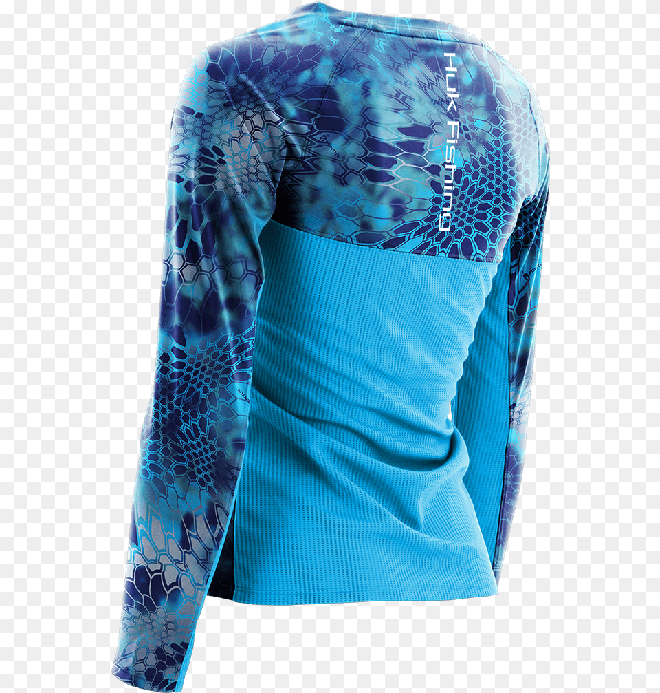 Huk Kryptek Ladies Pontus Ls Icon Huk Kryptek, Clothing, Long Sleeve, Sleeve, Blouse Png Image