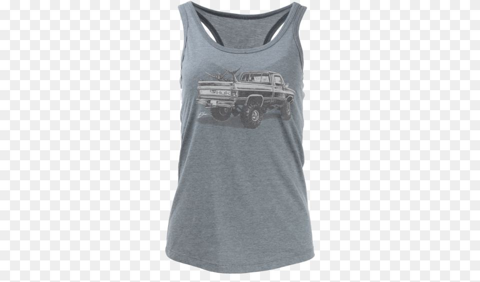 Huk Ladies Merica Racer Tankclass Active Tank, Clothing, T-shirt, Tank Top, Undershirt Png Image