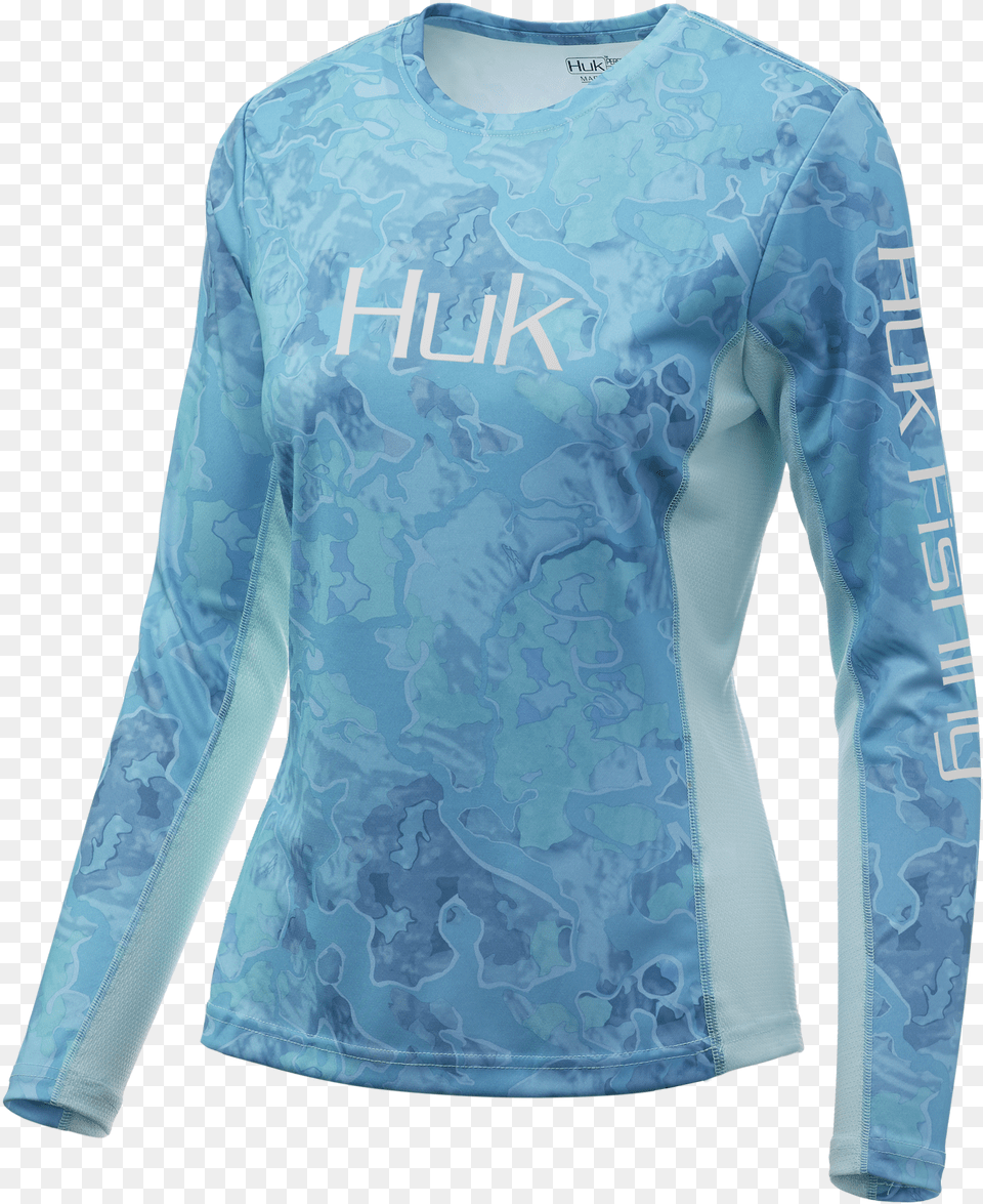 Huk Womens Current Camo Icon X Long Sleeve, Clothing, Long Sleeve, Coat Png