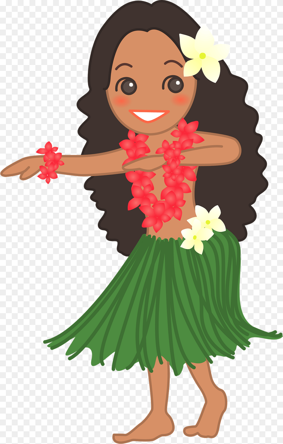 Hula Dance Girl Clipart, Accessories, Flower, Flower Arrangement, Plant Free Transparent Png