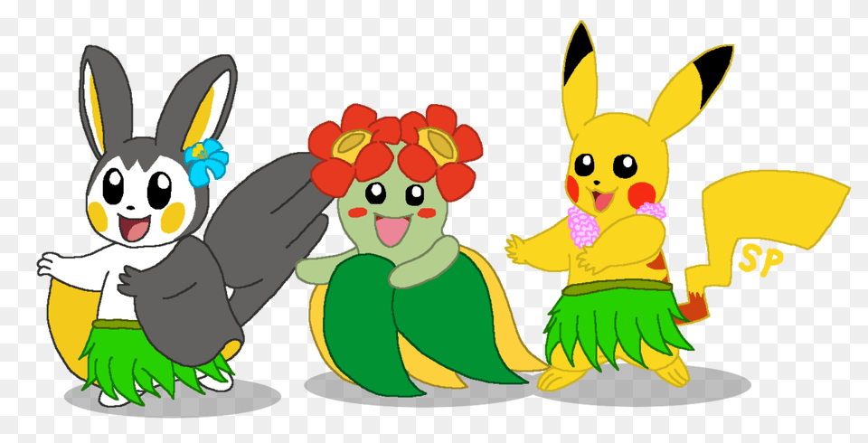 Hula Dancing Pokemon, Baby, Person, Cartoon Png