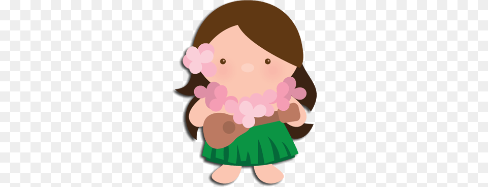 Hula Girl, Flower, Plant, Baby, Person Free Png Download