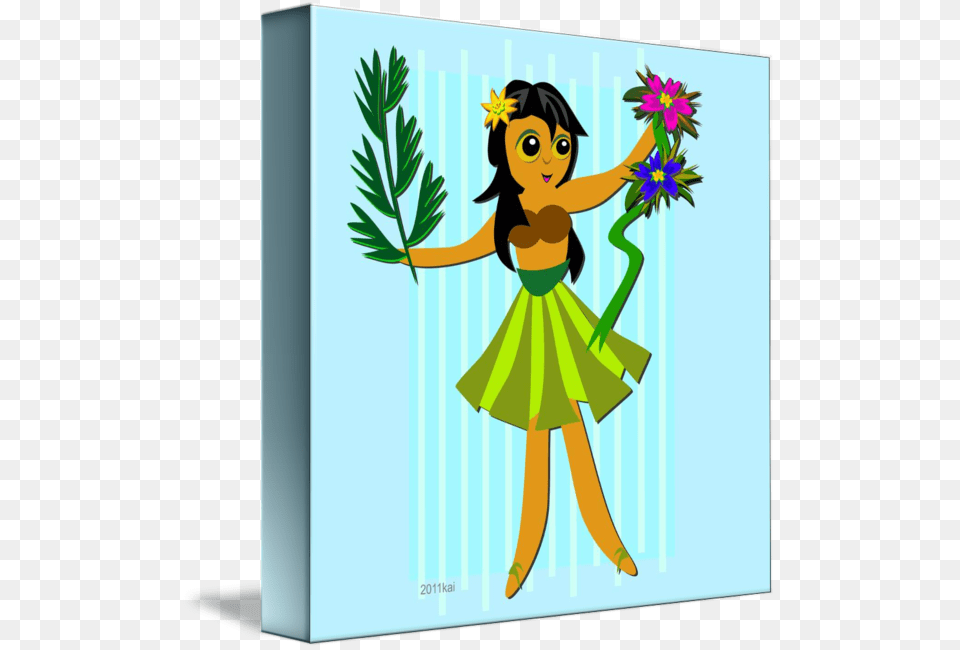 Hula Girl Dancing With Nature, Person, Toy, Face, Head Png