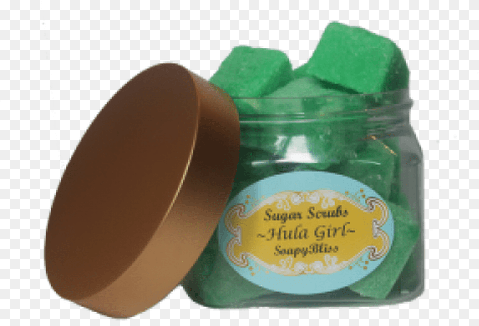 Hula Girl Solid Sugar Shower Cubes Box, Jar Free Transparent Png