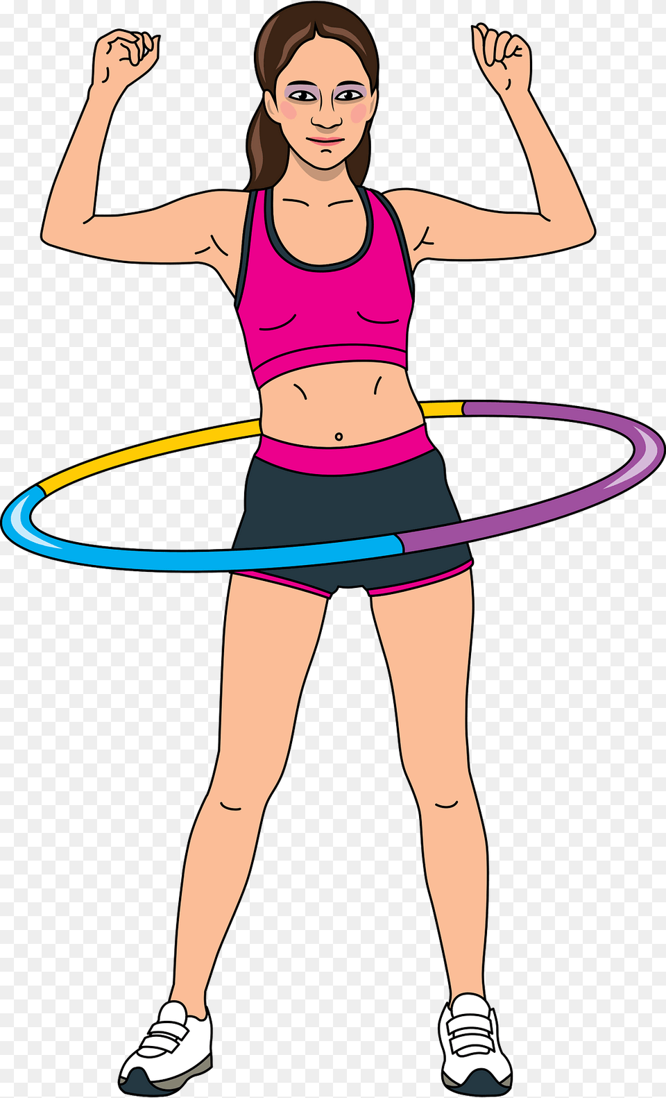Hula Hoop Clipart, Female, Teen, Girl, Person Free Png Download
