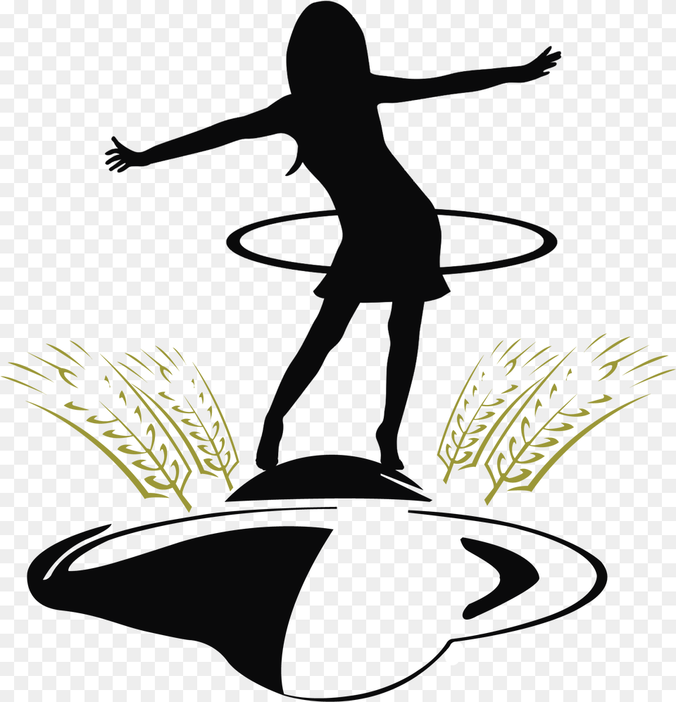 Hula Hoop Clipart Person, Silhouette Free Png Download