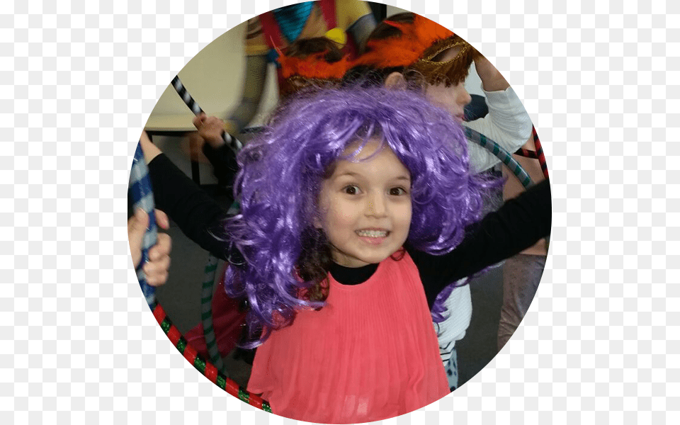 Hula Hoop Kid At Her Hula Hoop Kids Party For Her 5th Child, Purple, Portrait, Photography, Person Png Image