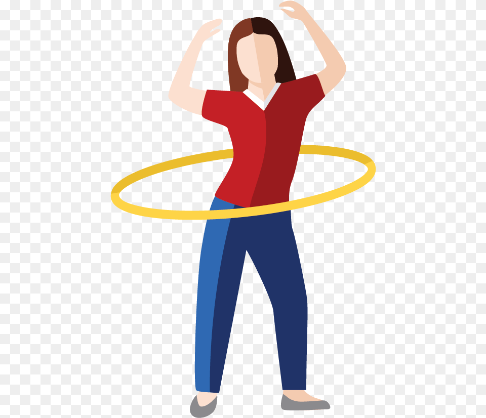 Hula Hoops Shoulder Physical Fitness Clip Art Hula Hoop, Toy, Adult, Female, Person Png