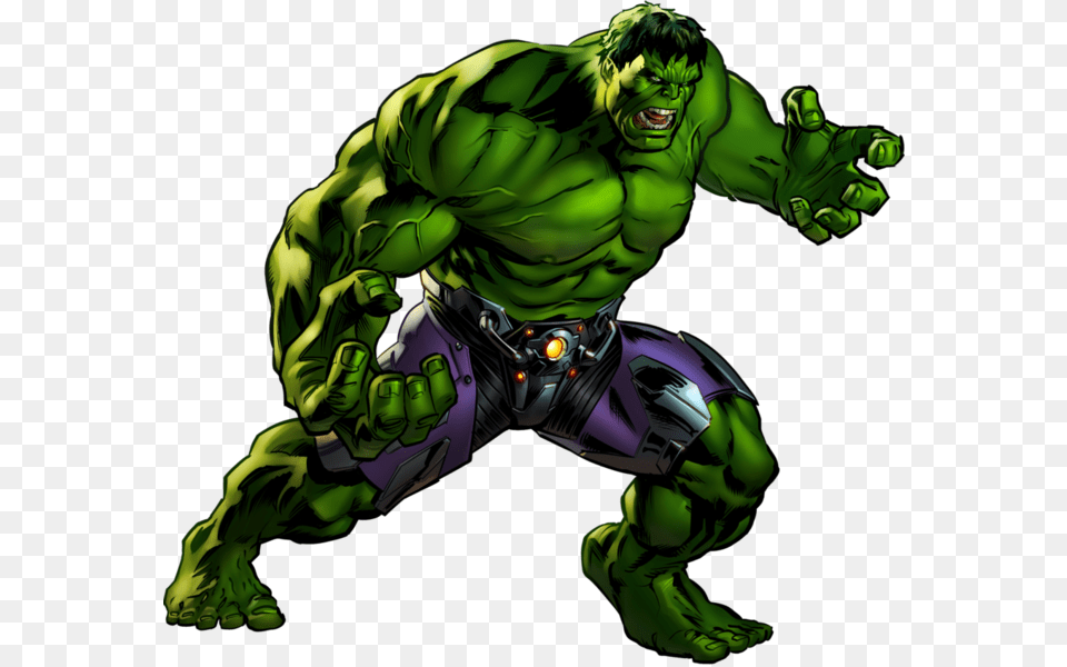 Hulk, Green, Adult, Male, Man Png Image