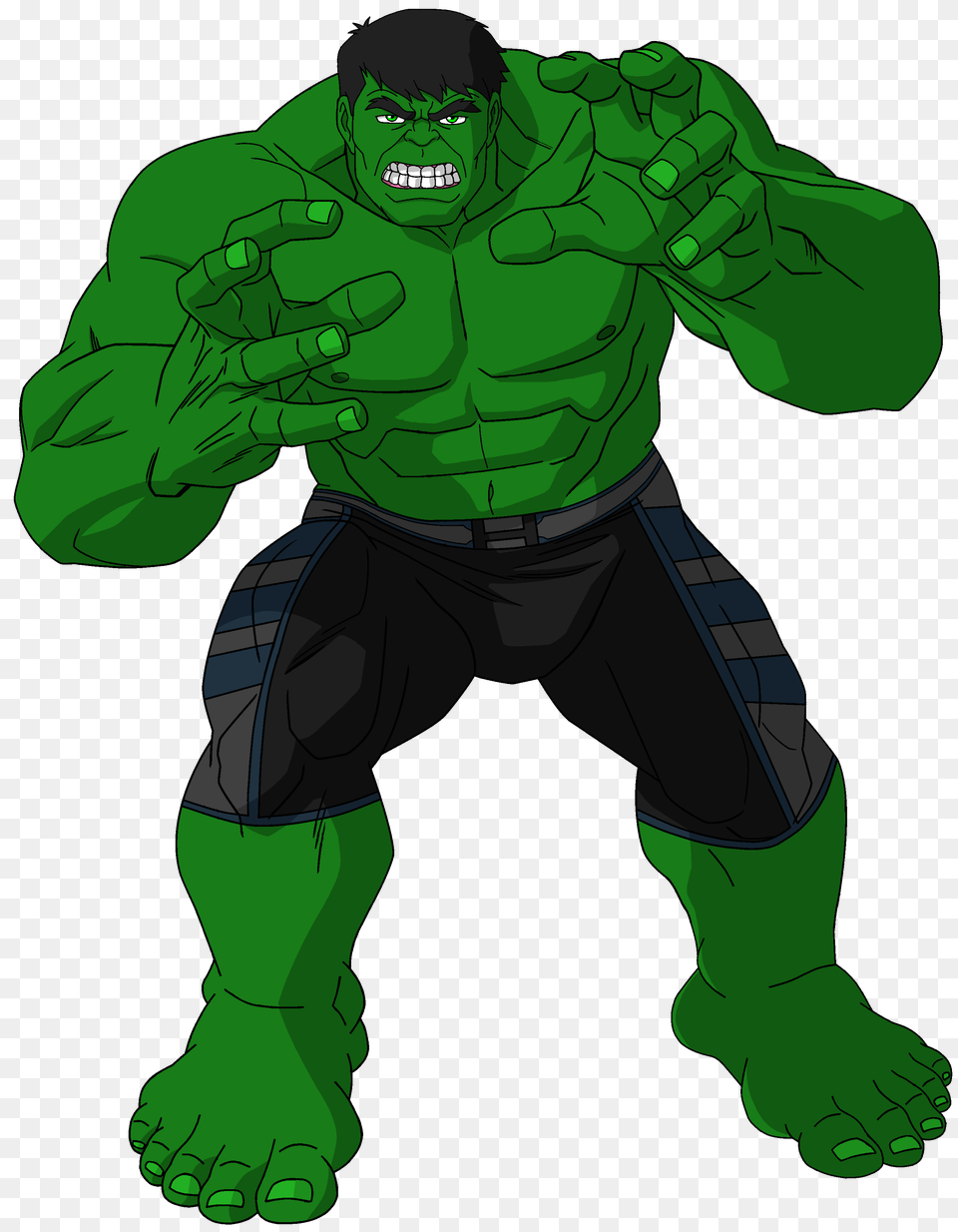 Hulk, Green, Face, Head, Person Png