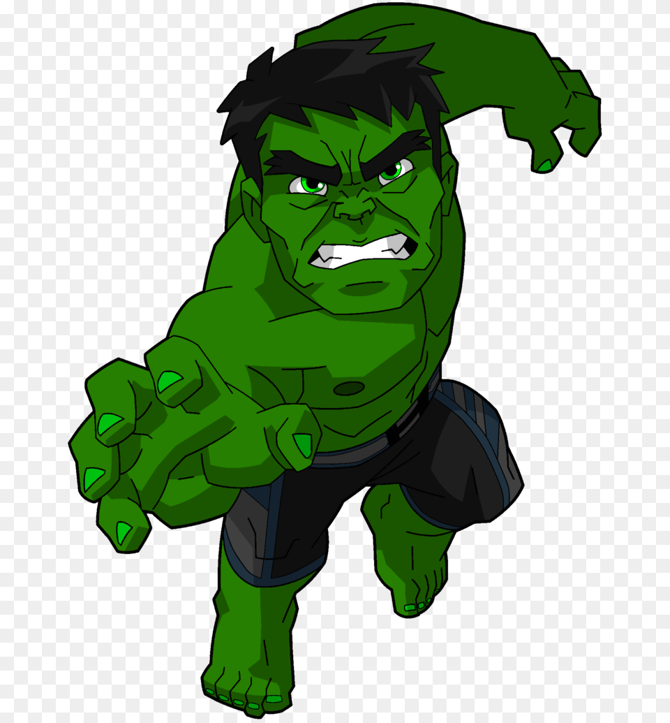 Hulk, Green, Person, Baby, Head Png Image