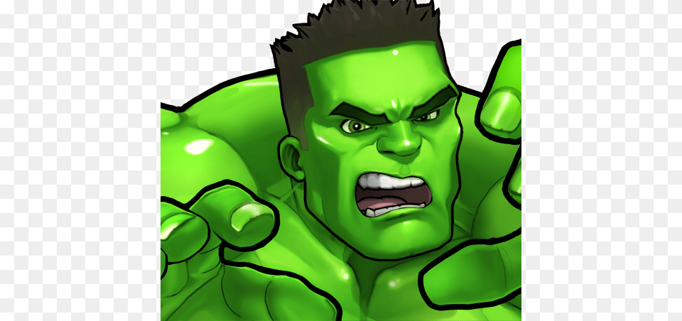 Hulk, Green, Head, Face, Person Png Image