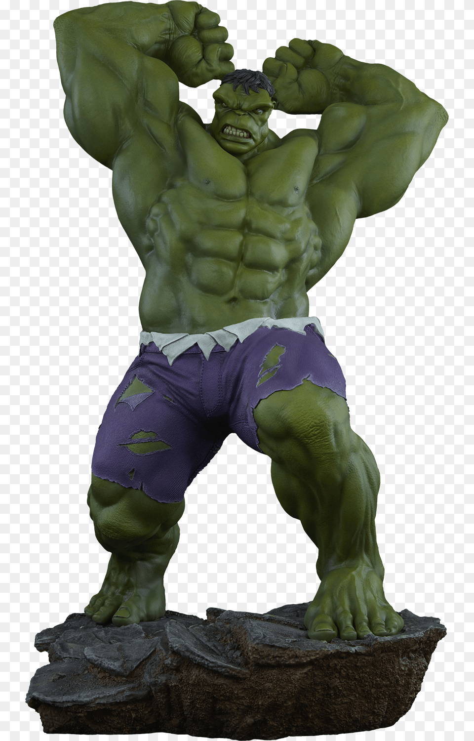 Hulk Avengers Assemble 24 Statue Main Image Hulk, Adult, Person, Man, Male Free Png Download