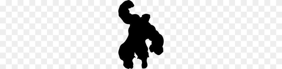 Hulk Black And White Clipart Collection, Silhouette, Baby, Person Png Image