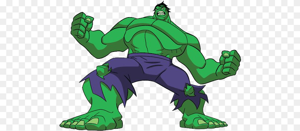 Hulk Clipart, Green, Purple Free Png