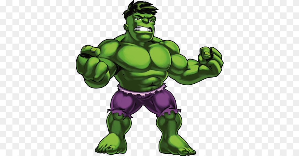 Hulk Finished Explaining Cartoon, Green, Purple, Baby, Person Png Image