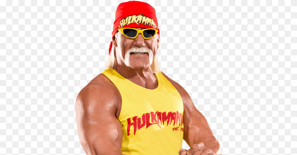 Hulk Hogan Appearing Wwe Hulk Hogan, Accessories, Sunglasses, Clothing, Hat Free Transparent Png
