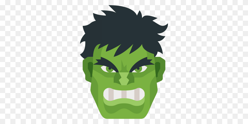 Hulk Icon Emoji Face, Green, Head, Person, Photography Free Png Download