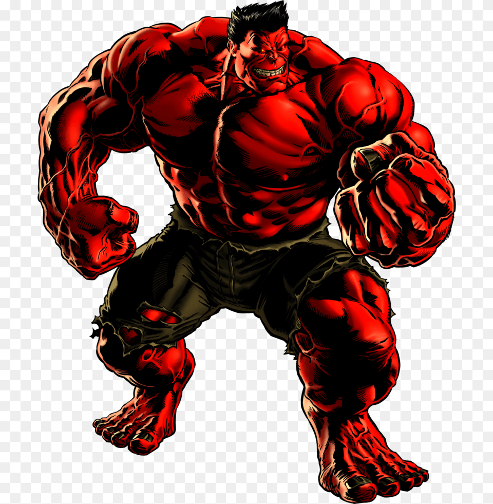 Hulk Red Hulk, Adult, Person, Man, Male Png Image