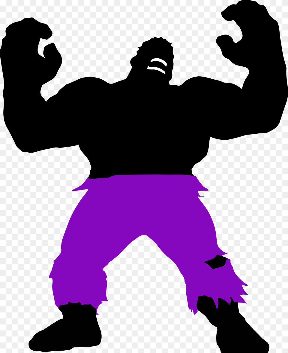 Hulk Silhouette Color Wheel Costume Marvel Vs Capcom 3 Hulk, Baby, Person, Purple, Stencil Free Png