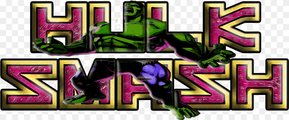 Hulk Smash Logo1 Graphic Design, Purple, Art, Graphics, Collage Free Png Download
