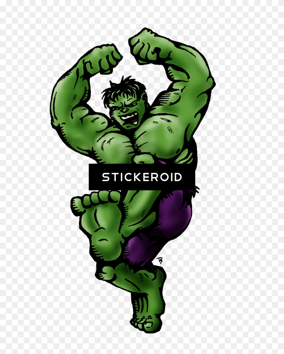 Hulk Smash Vector Comic Hulk Smash, Advertisement, Poster, Green, Person Free Png Download