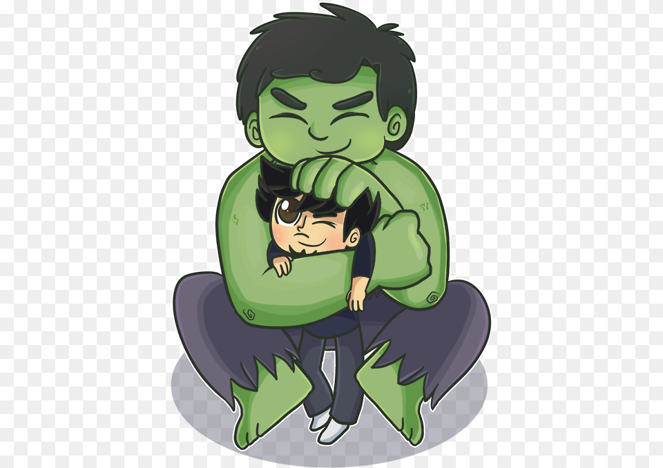 Hulk Tony Stark And Bruce Banner Image, Face, Head, Person, Baby Free Transparent Png