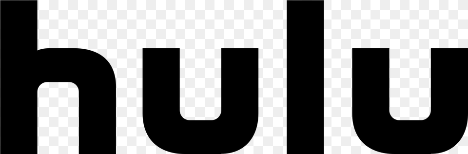 Hulu Logo Black, Gray Png Image