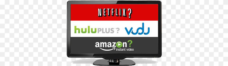 Hulu Plus Vs Netflix Hulu Amazon Vudu, Computer Hardware, Electronics, Hardware, Monitor Png Image