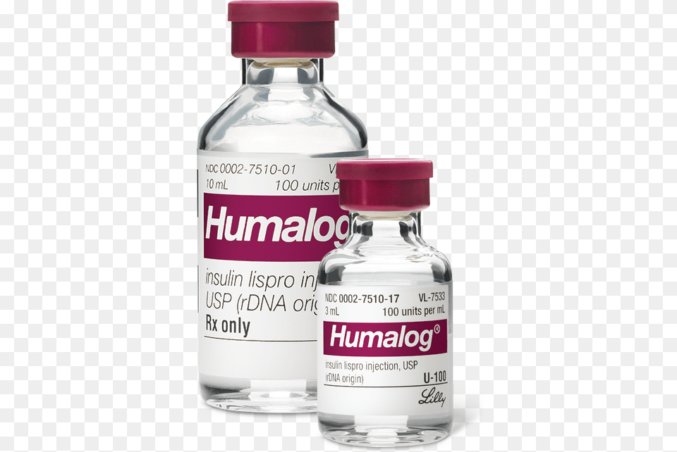 Humalog 10 Ml Vial And Humalog Small Vial Humalog Insulin Vial, Jar, Bottle, Shaker Free Png