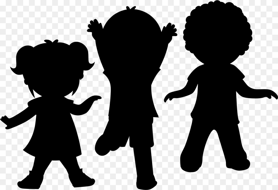 Human Behavior Male Clip Art Silhouette Silhouette Kids, Gray Free Transparent Png