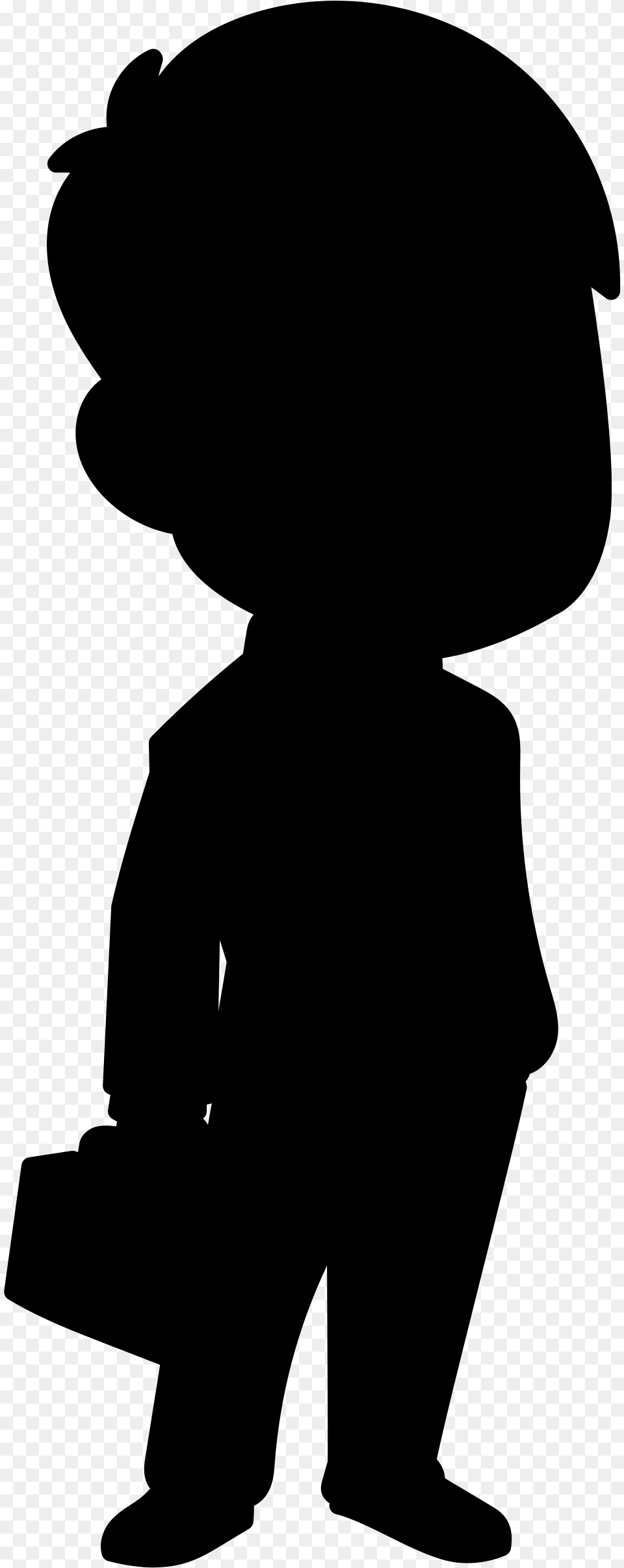 Human Behavior Shoulder Clip Art Silhouette Silhouette Of Child Head And Shoulders, Gray Png