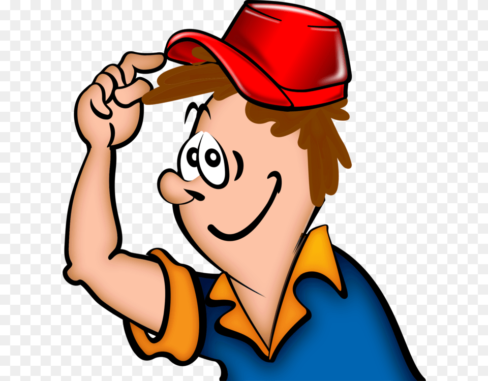 Human Behaviormalethumb Man With A Cap Clipart, Clothing, Hat, Baby, Person Free Png
