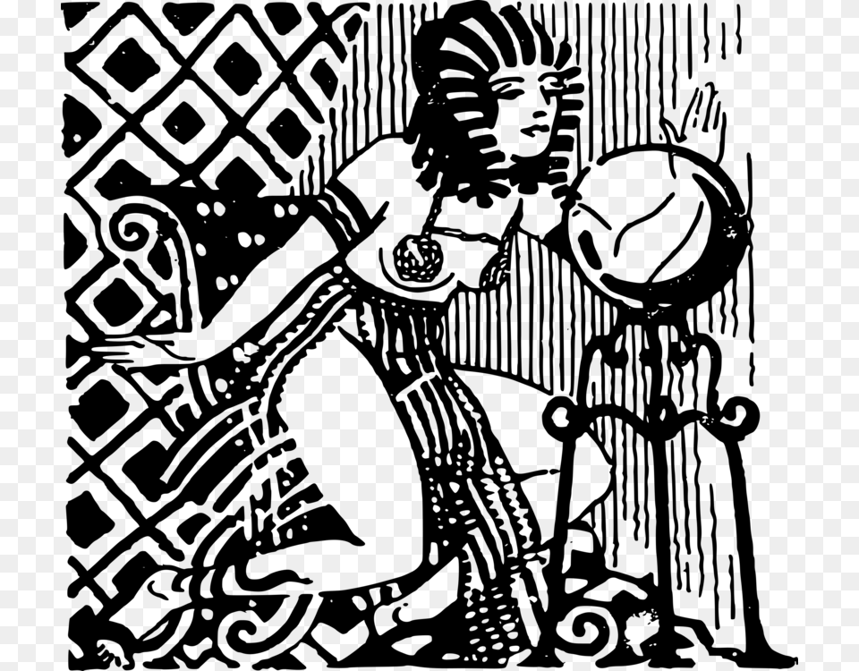 Human Behaviorrecreationart Ancient Egypt Black And White Clipart, Gray Png Image