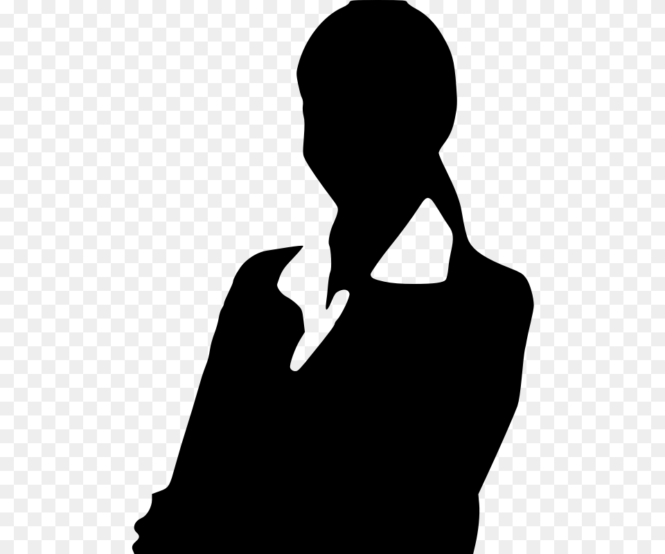 Human Behaviorsilhouetteneck Professional Woman Face Silhouette, Gray Free Png